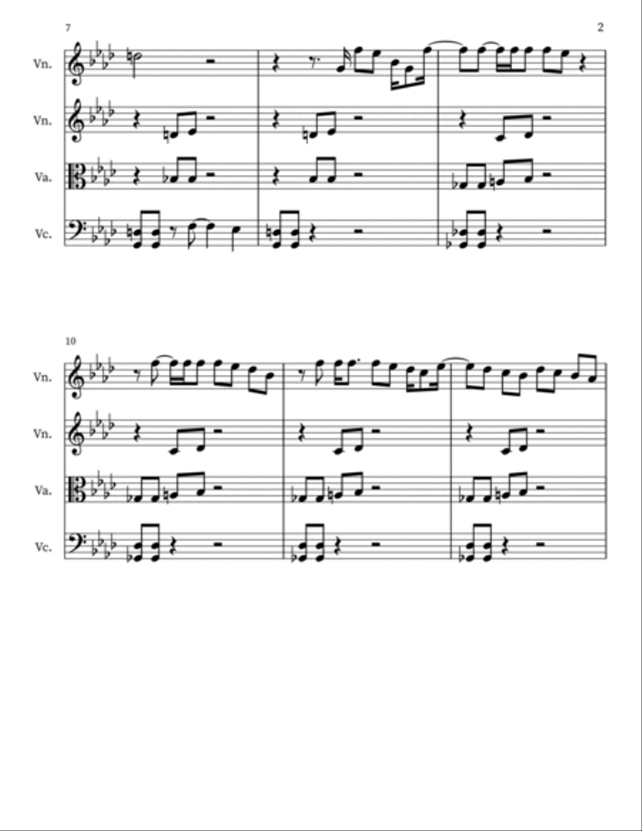 When He Sees Me When He Sees Me String Trio scores gallery preview page 2