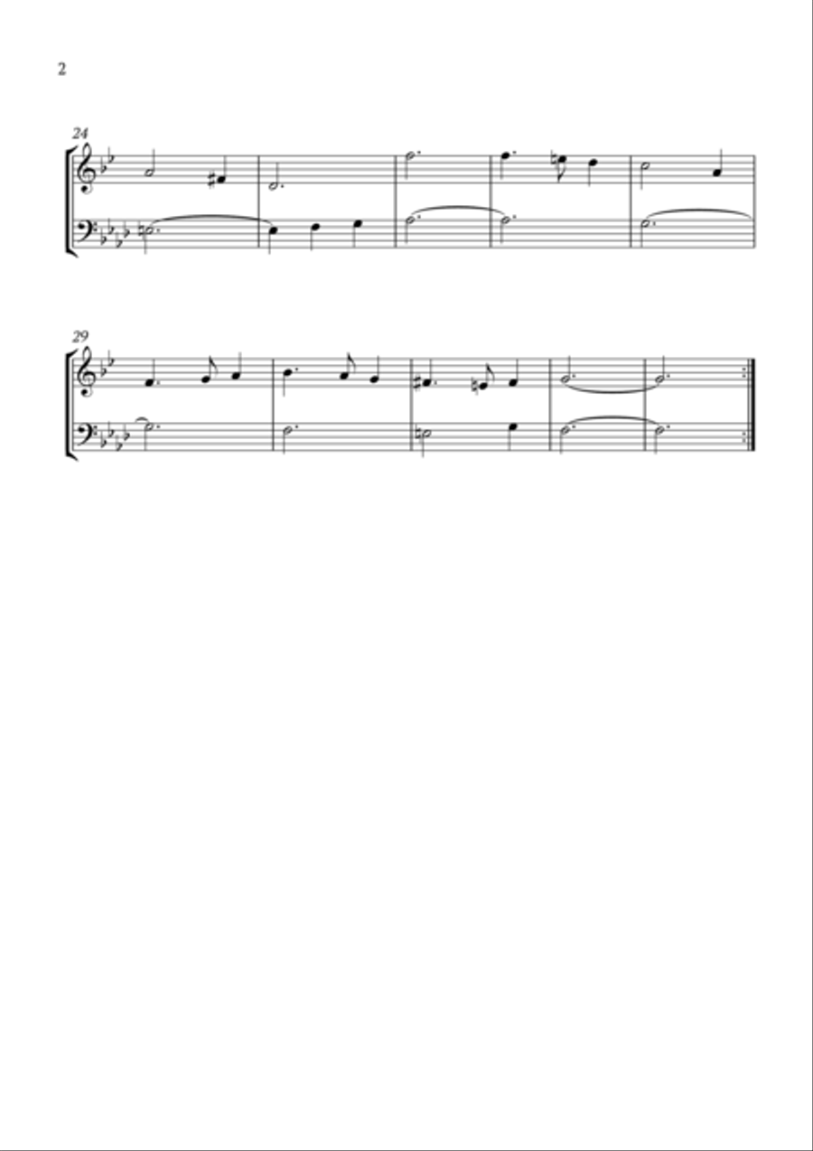 Greensleeves Brass Duet scores gallery preview page 2