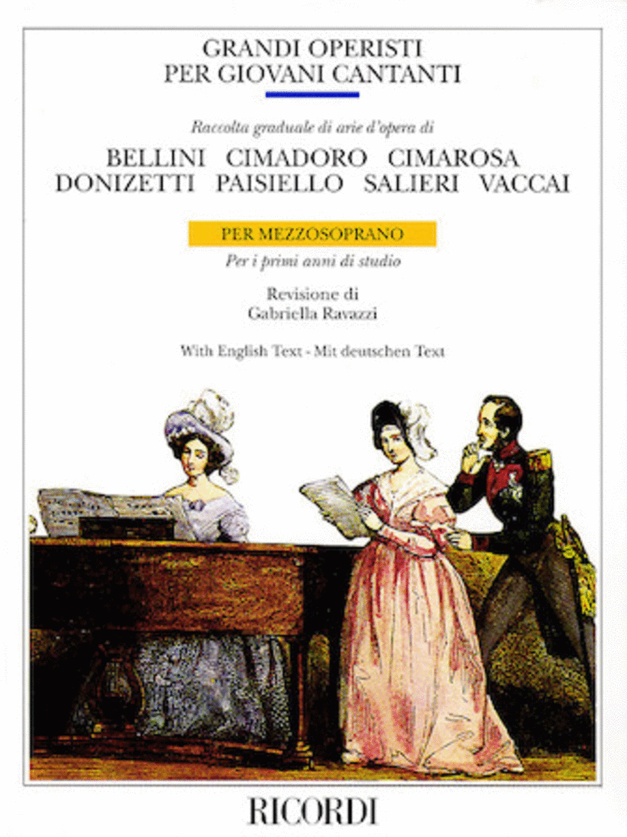 Great Opera Composers for Young Singers Mezzo-Soprano Voice scores gallery preview page 1