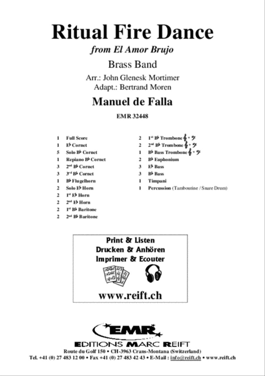 Ritual Fire Dance Brass Band scores gallery preview page 2