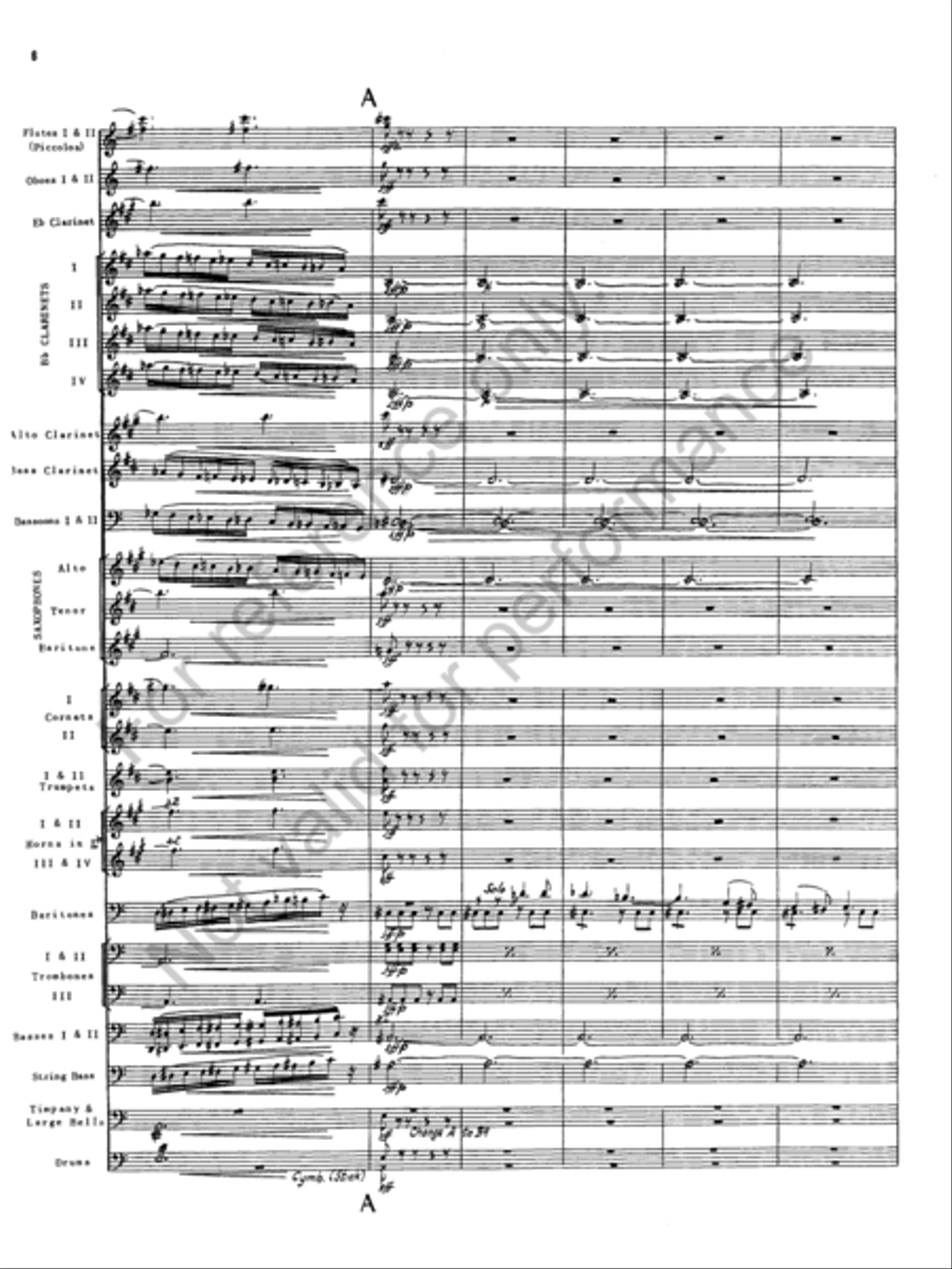 The Golden Legend Concert Band scores gallery preview page 45