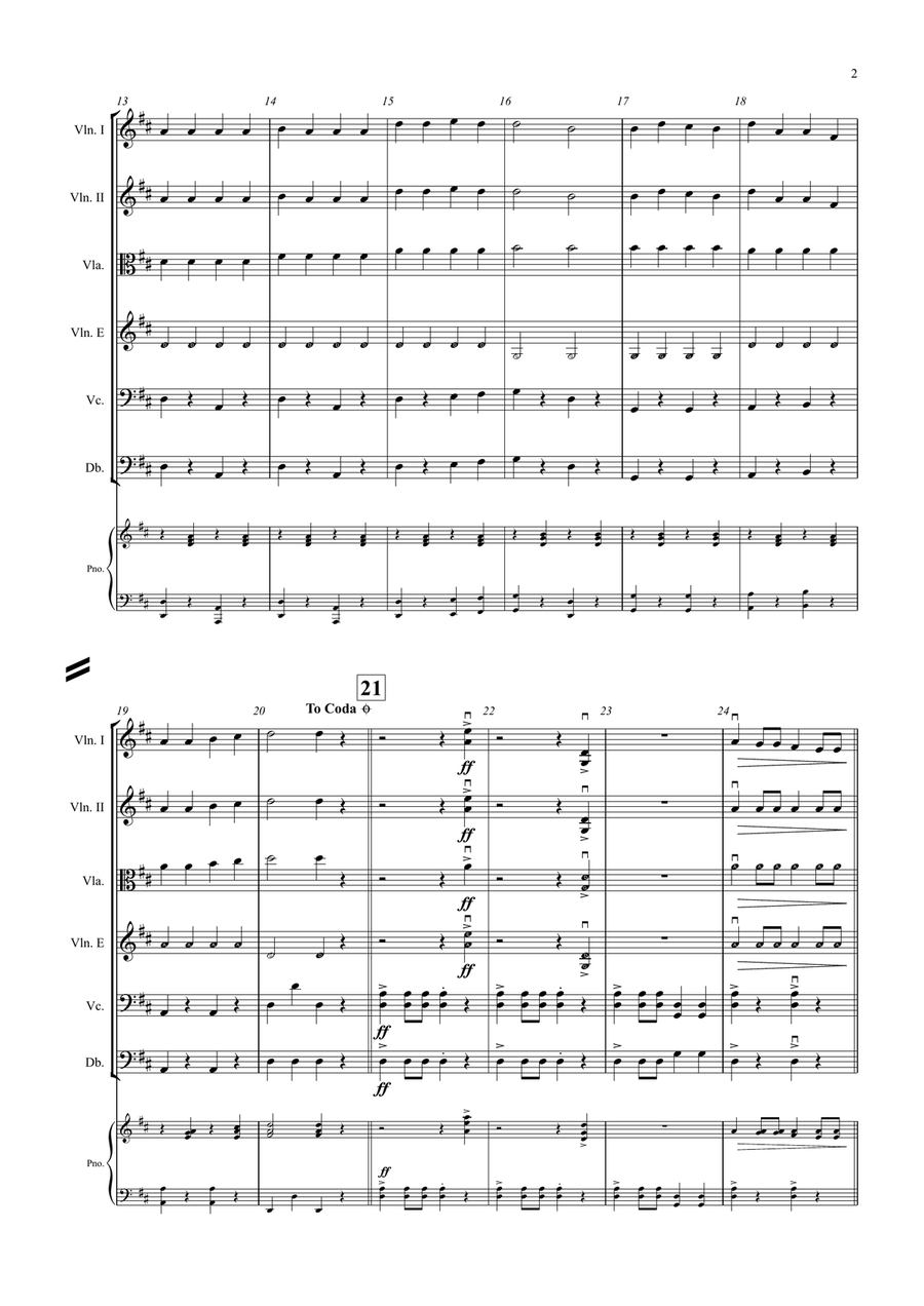Supercalifragilisticexpialidocious from Walt Disney's MARY POPPINS String Orchestra scores gallery preview page 3