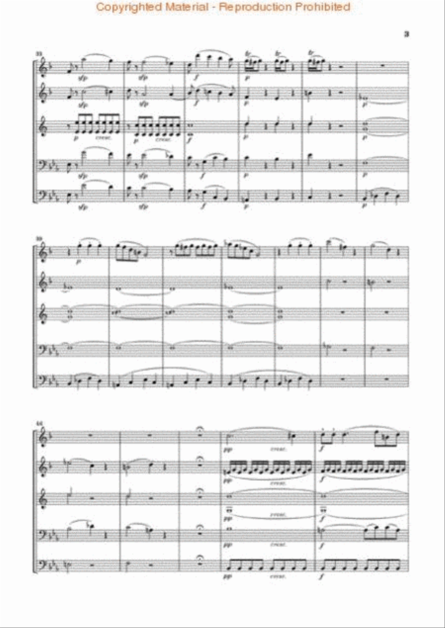 Serenade in E-flat Major, K. 375 Bassoon scores gallery preview page 4