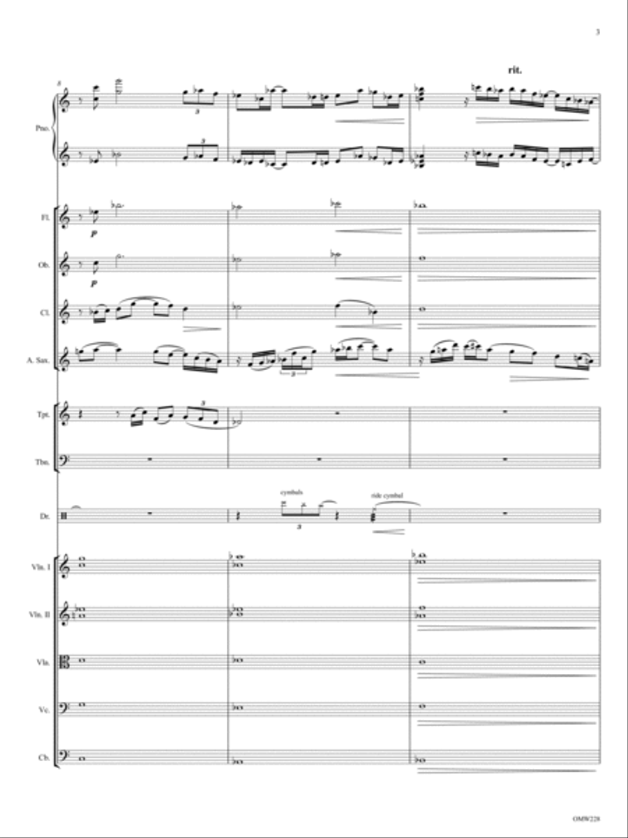 Capriccio Noir Chamber Orchestra scores gallery preview page 5