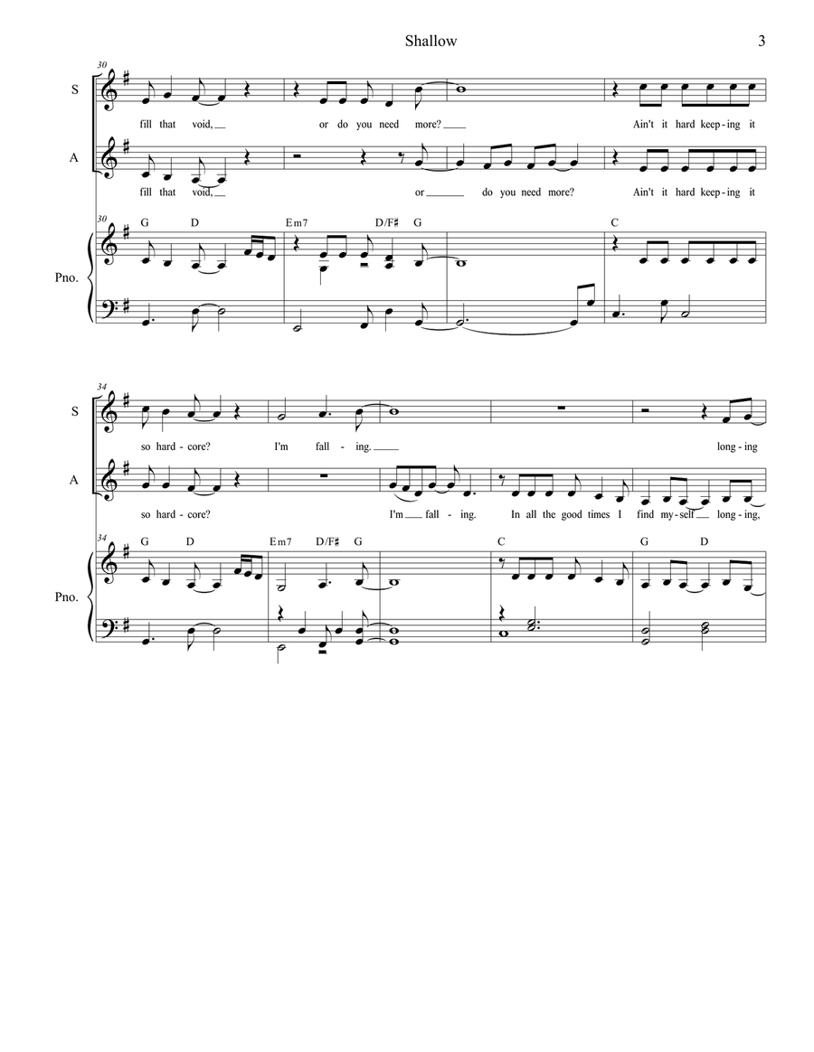 Shallow 3-Part scores gallery preview page 3