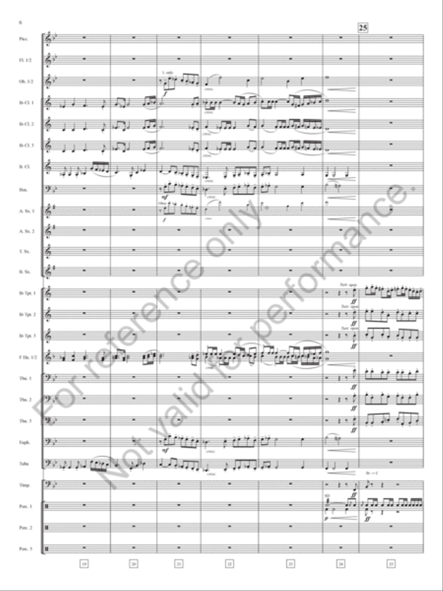 Keynote Address Concert Band scores gallery preview page 7