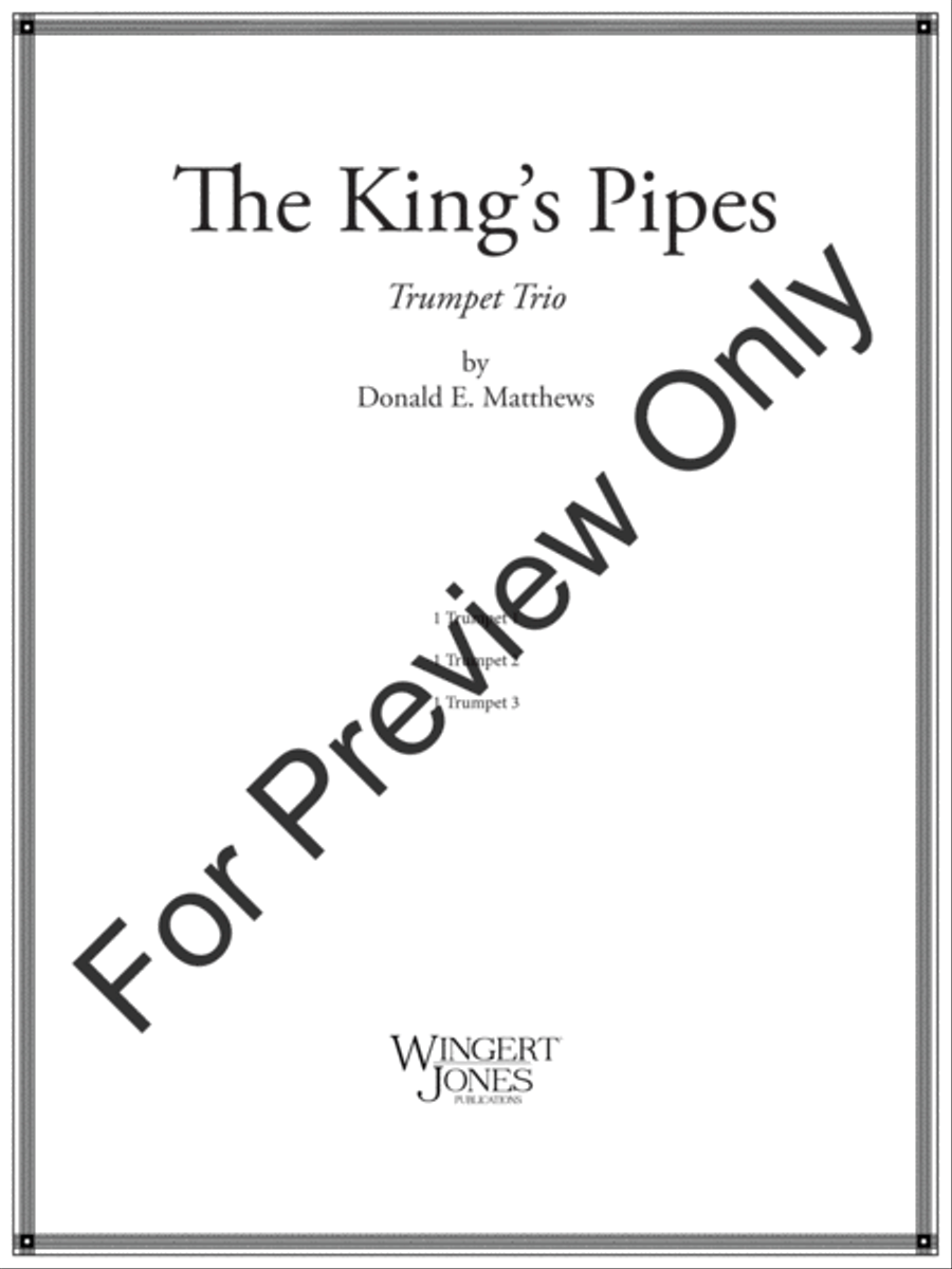 The King's Pipesrio B-Flat Trumpet scores gallery preview page 2