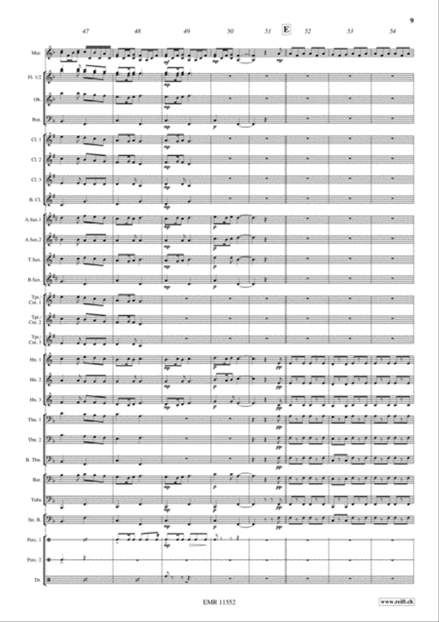 You're So Cool You're So Cool Concert Band scores gallery preview page 10
