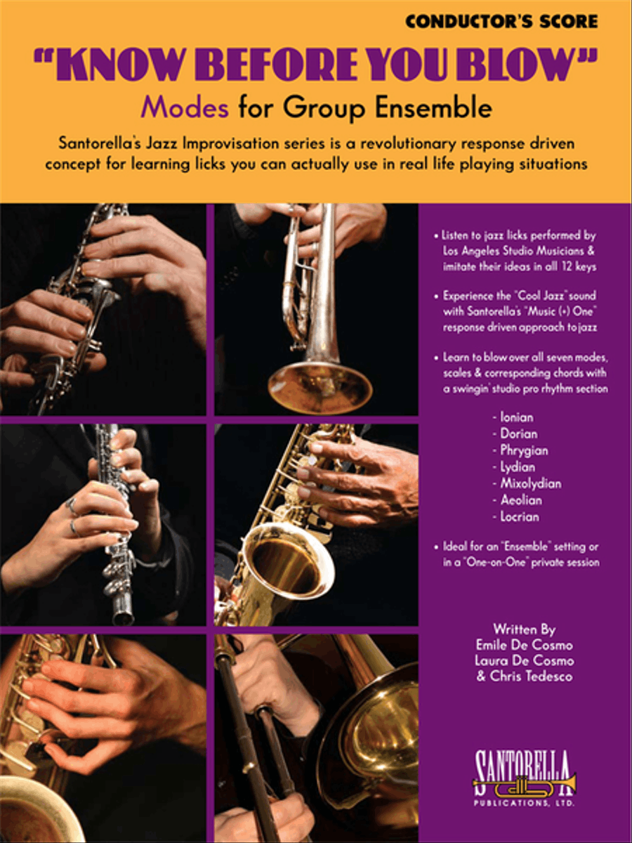 Know Before You Blow - Jazz Modes Conductor's Score with CD CD scores gallery preview page 1