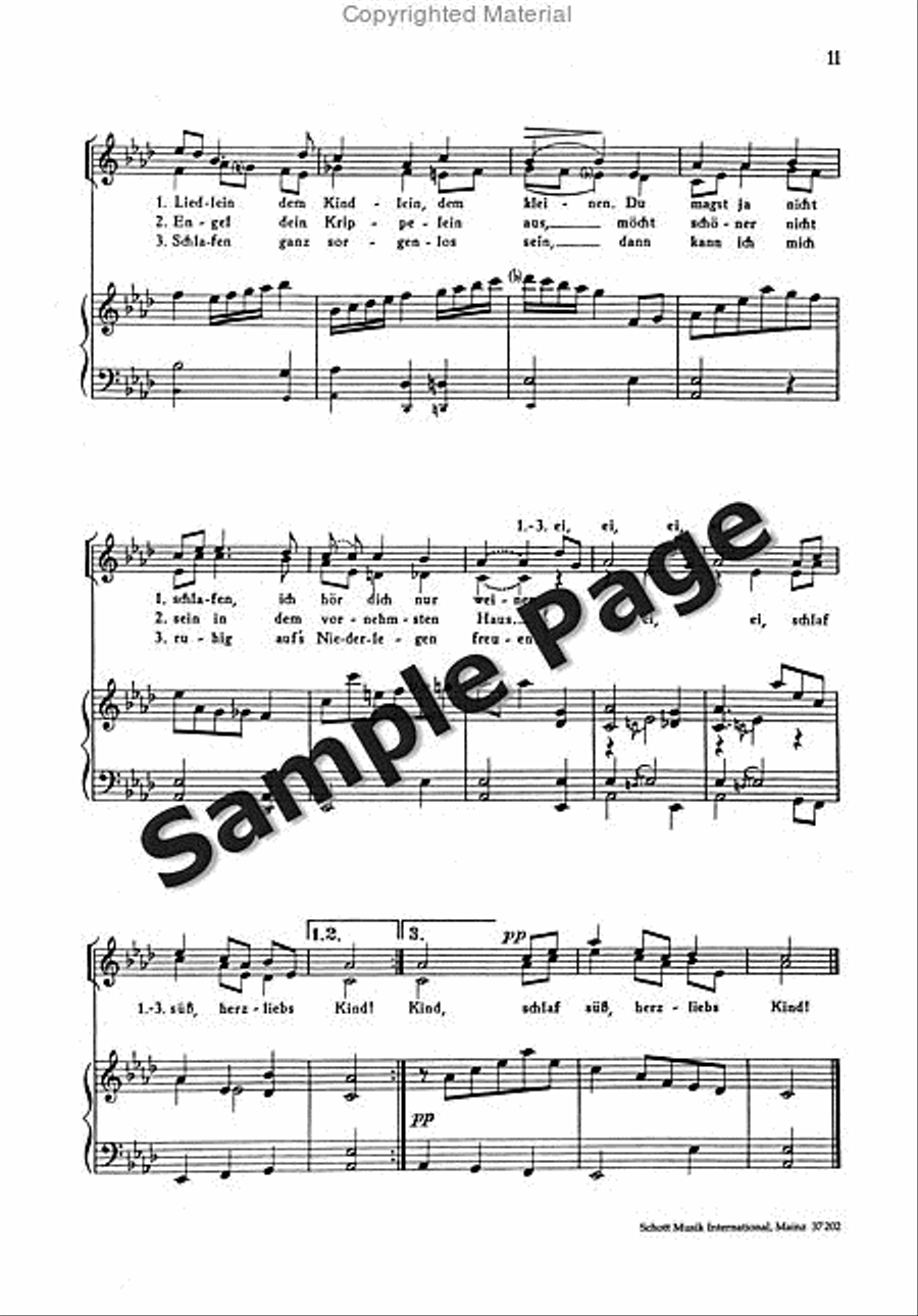 Weihnachtslieder 6 Sop/pf SA scores gallery preview page 12