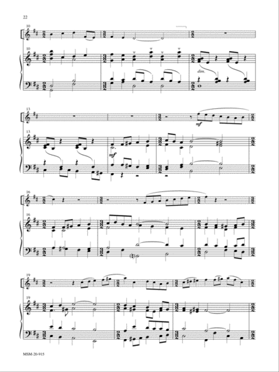 Loves Redeeming Work Is Done Flute scores gallery preview page 2