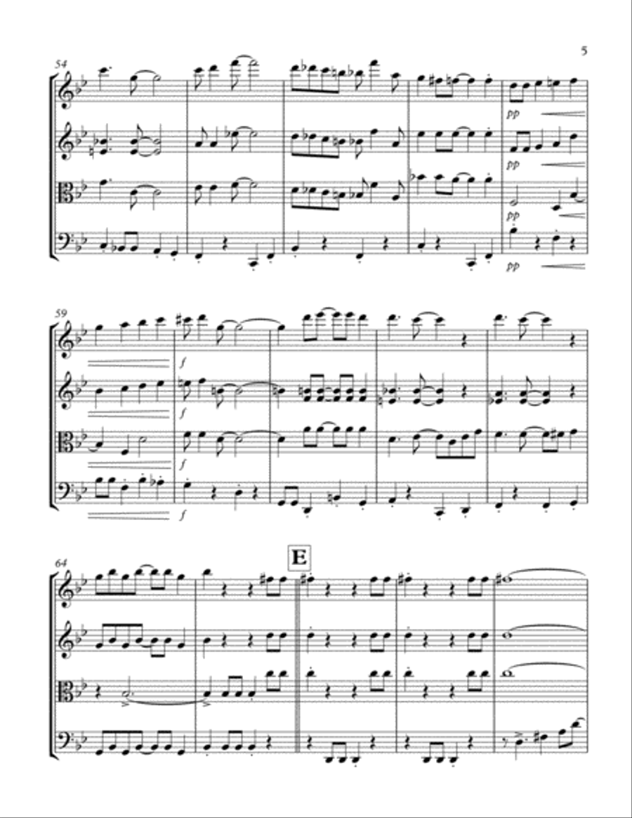 That's A Plenty: String Quartet String Quartet scores gallery preview page 5