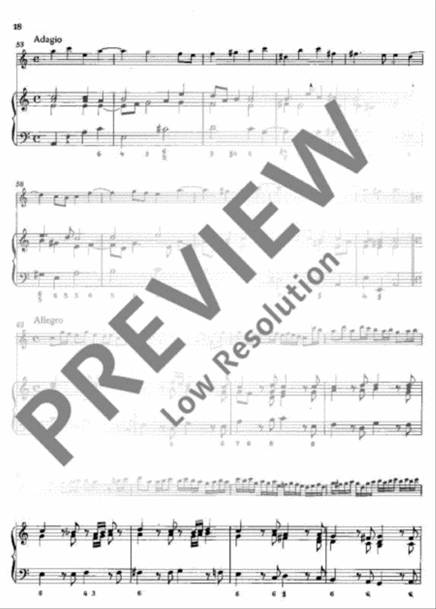 3 Sonatas Flute scores gallery preview page 19