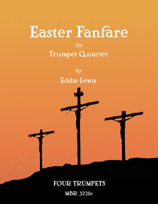 Book cover for Easter Fanfare for Trumpet Quartet by Eddie Lewis