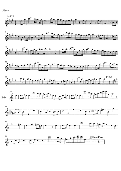 Easy Flute Guitar duets by Giuliani 74-6 by Mauro Giuliani Flute - Digital Sheet Music