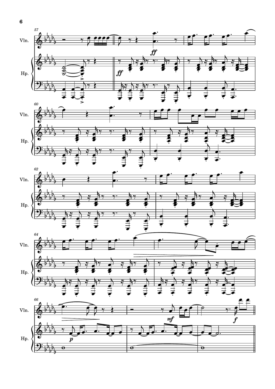 Still Falling For You Violin Solo scores gallery preview page 6