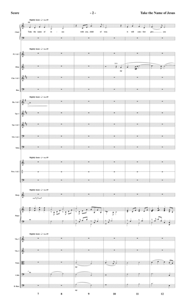 Take the Name of Jesus - Orchestral Score and Parts