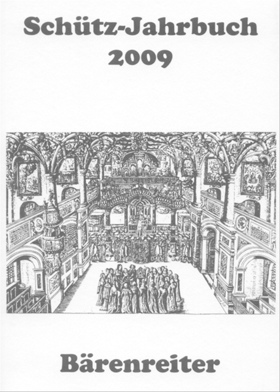Schütz-Jahrbuch 2009, 31. Jahrgang Collection / Songbook scores gallery preview page 1