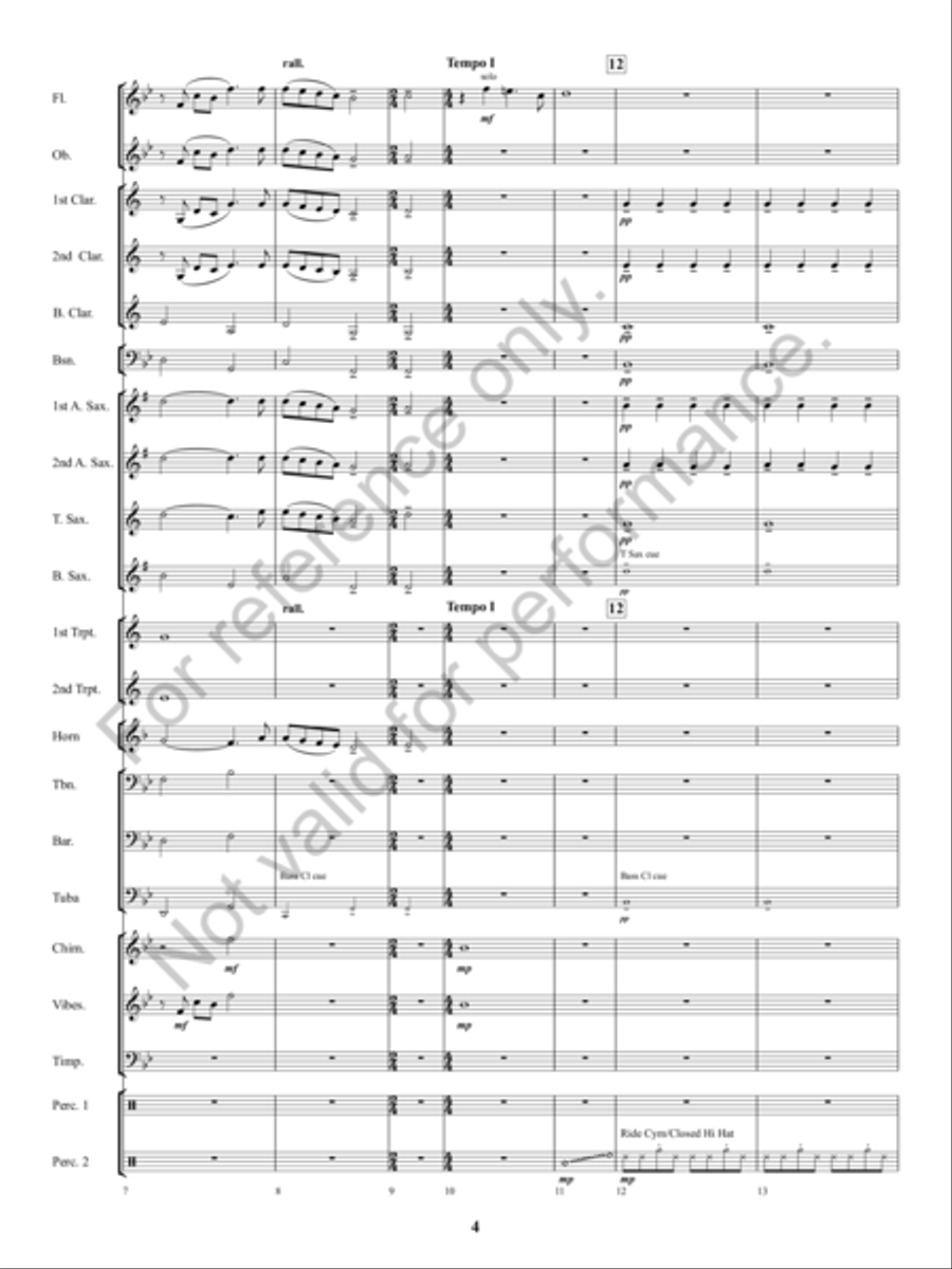 A Spirit Eternal Concert Band scores gallery preview page 3
