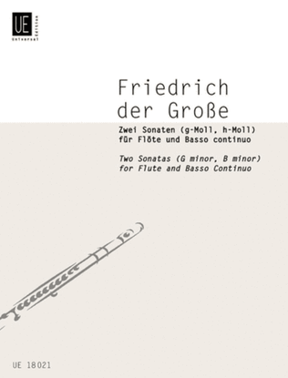 Book cover for Flute Sonatas, 2, Flute/Bc