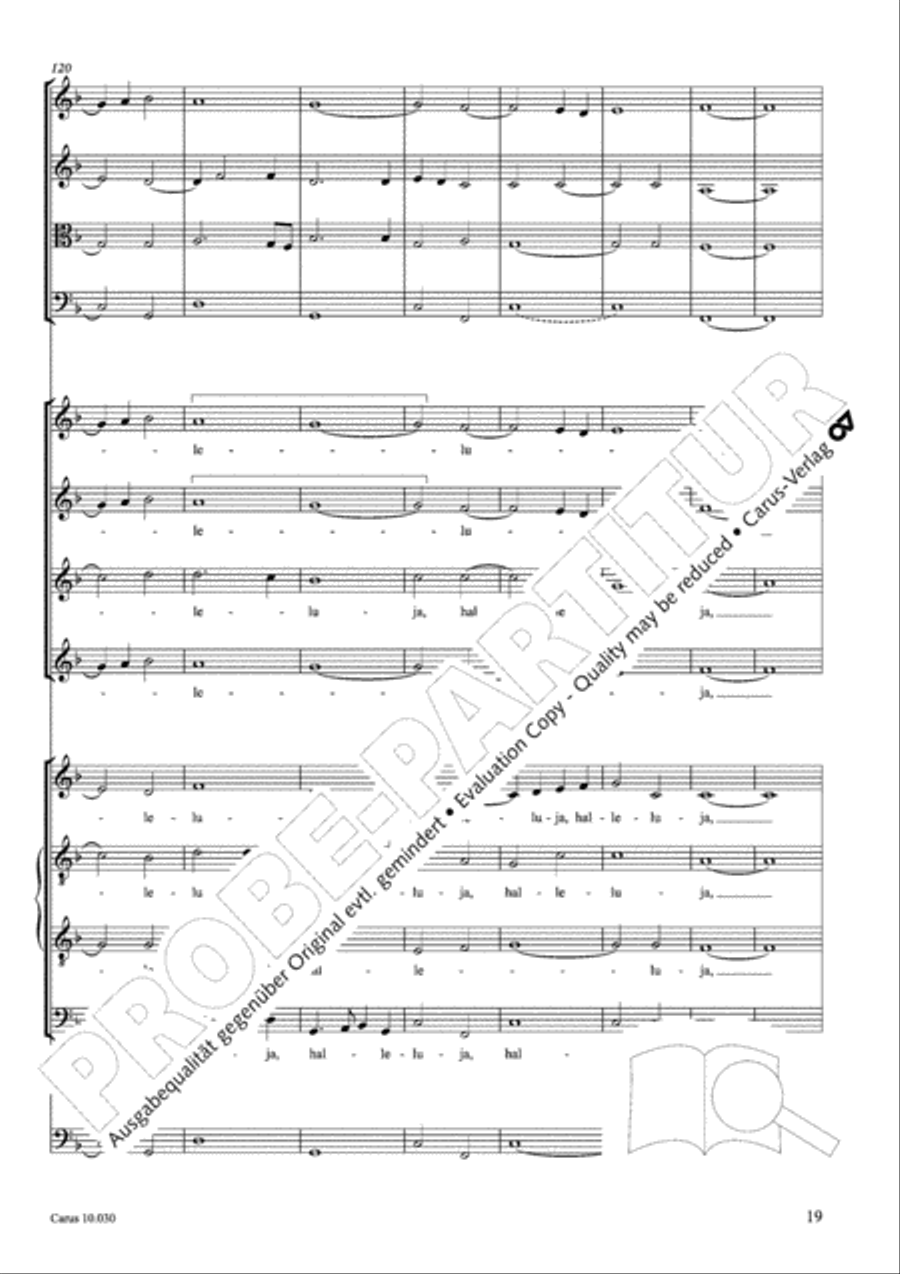 Come, Holy Ghost, God and Lord (Komm, Heiliger Geist, Herre Gott) 4-Part scores gallery preview page 20