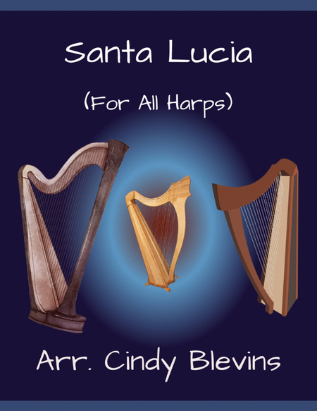 Santa Lucia, for Lap Harp Solo image number null