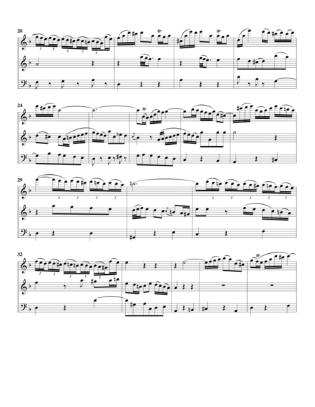 Aria: Seele, deine Specereie from Oster-Oratorium BWV 249 (arrangement for 3 recorders)