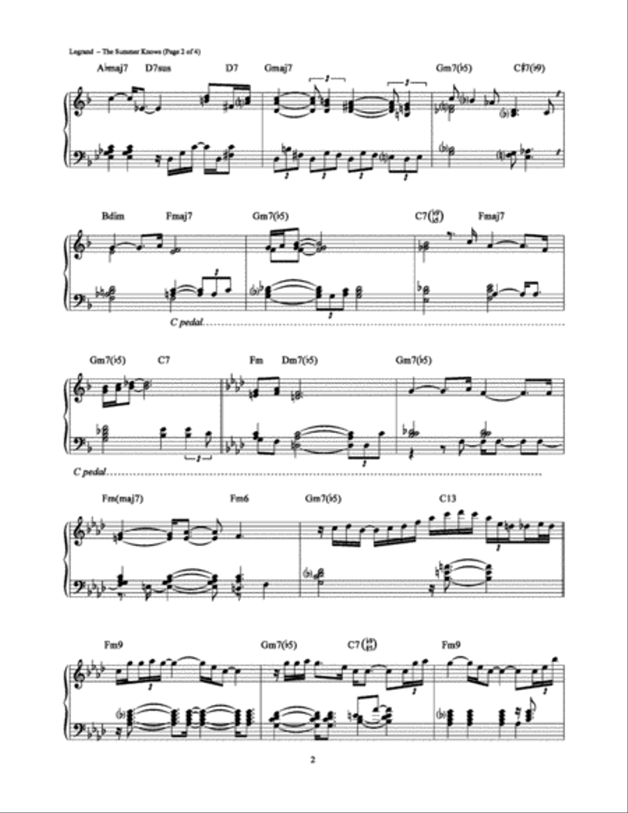 The Summer Knows (Theme From 