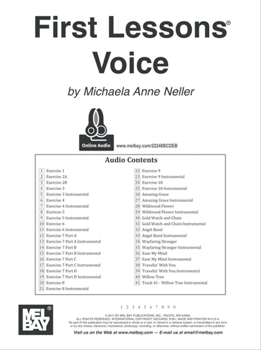 First Lessons Voice Voice scores gallery preview page 2
