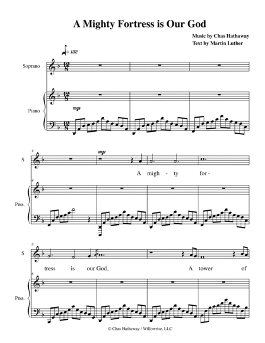 A Mighty Fortress Is Our God Voice scores gallery preview page 3