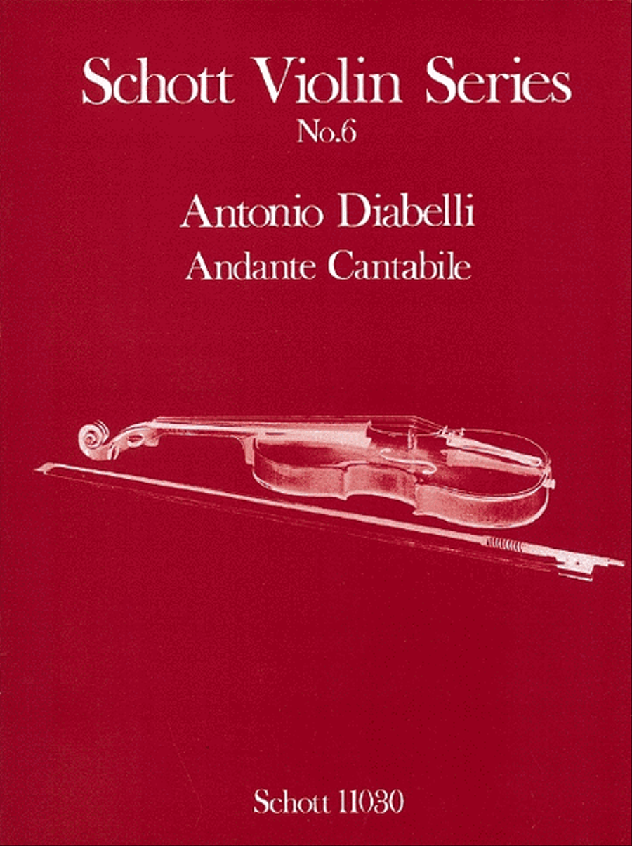 Andante Cantabile Violin Solo scores gallery preview page 1