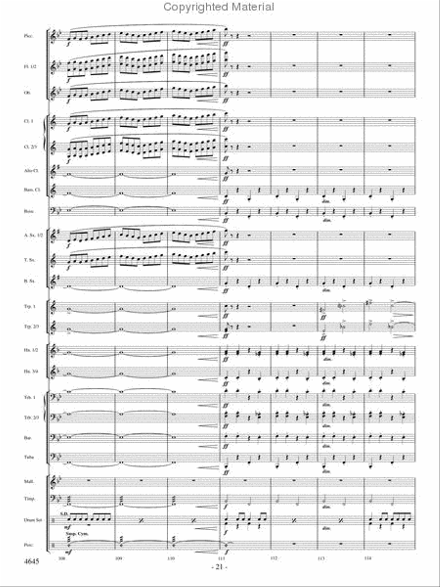 New York: 1927 Concert Band scores gallery preview page 20