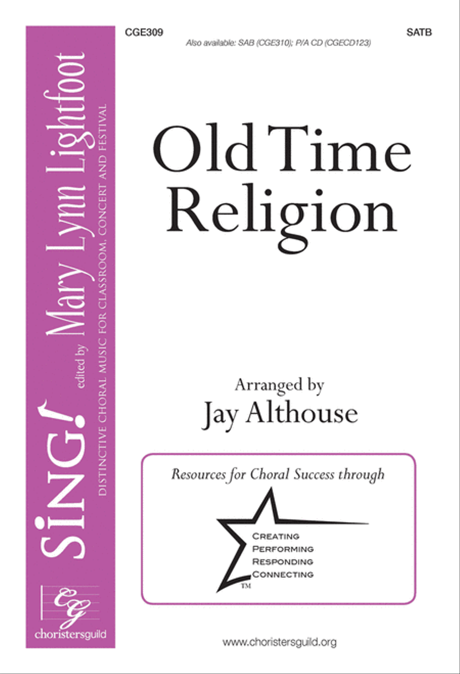 Old Time Religion (SATB) 4-Part scores gallery preview page 1