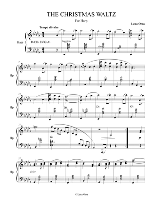 The Christmas Waltz for Harp
