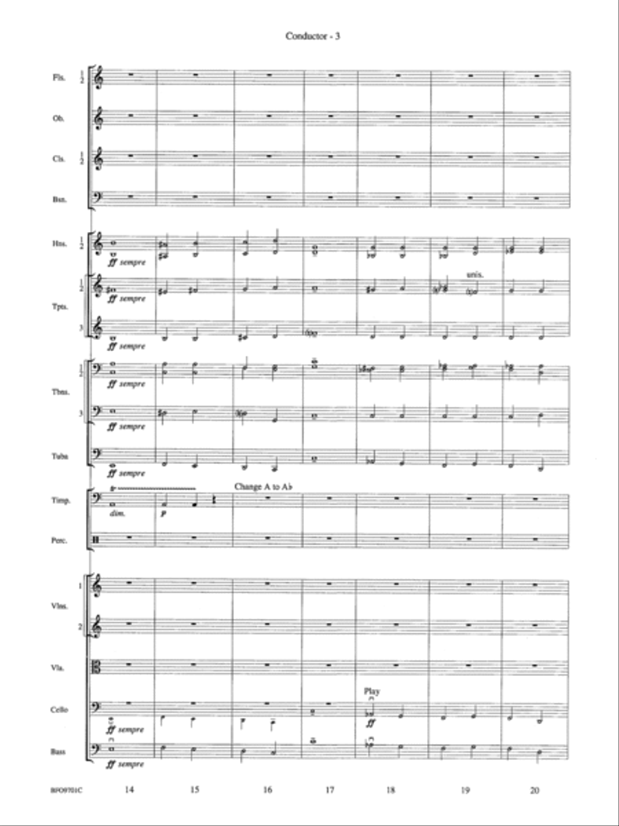 Finlandia: Score Full Orchestra scores gallery preview page 5