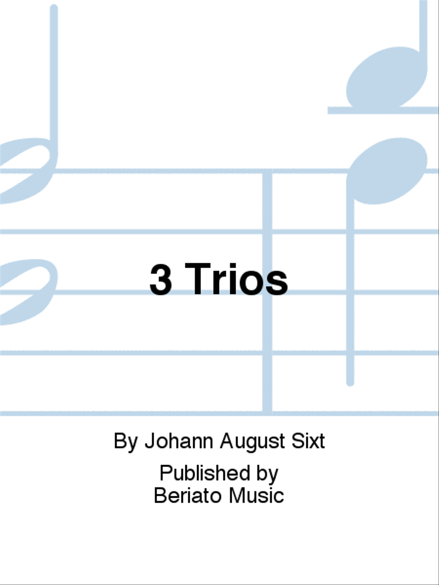 3 Trios Piano Trio scores gallery preview page 1