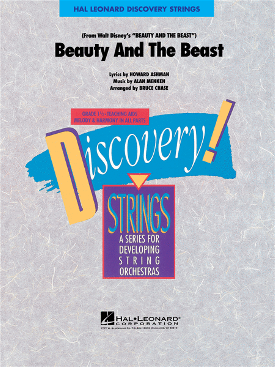 Beauty and the Beast Beauty and the Beast String Orchestra scores gallery preview page 1