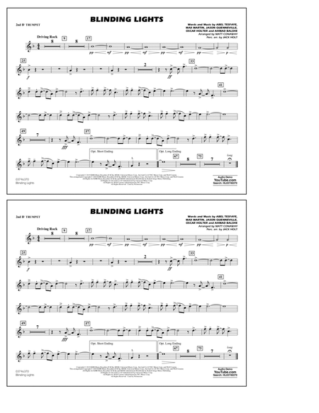 Blinding Lights (arr. Matt Conaway) - 2nd Bb Trumpet
