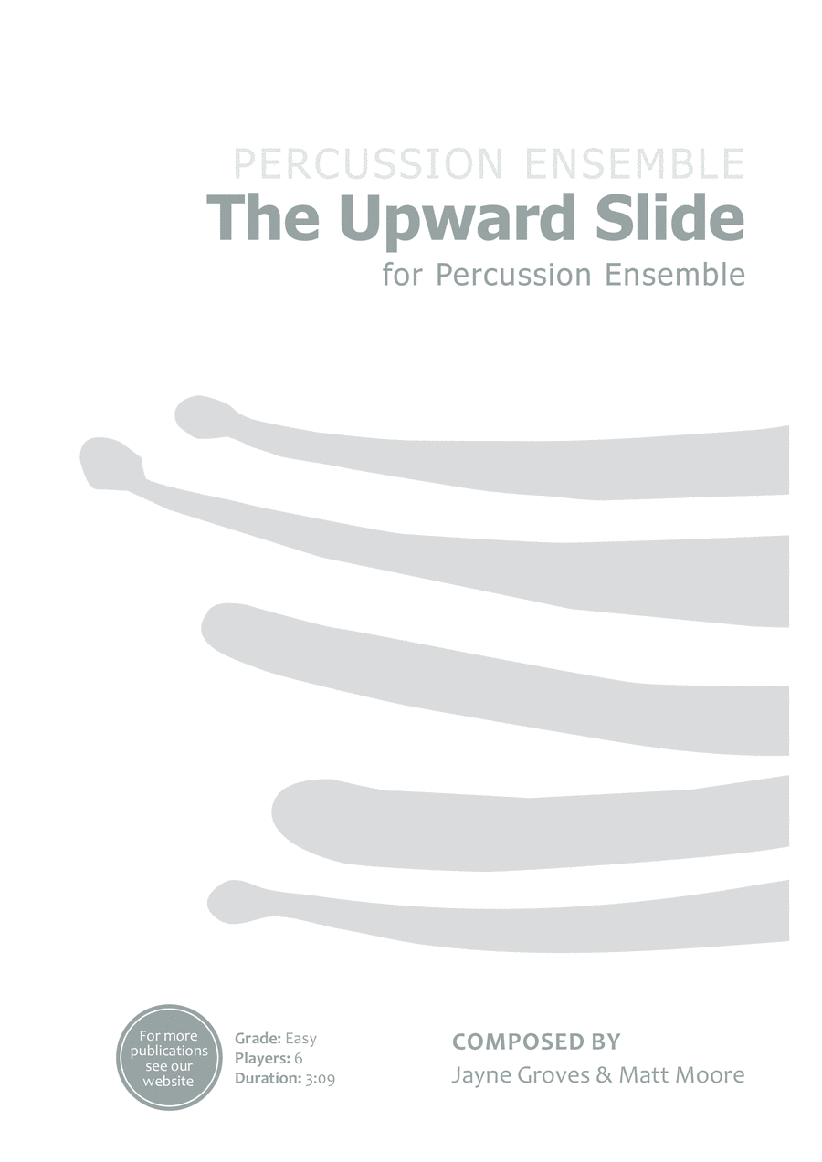 The Upward Slide Percussion Ensemble scores gallery preview page 1