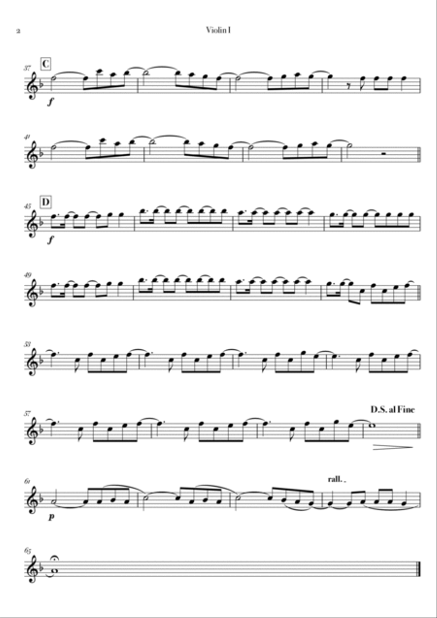 A Sky Full Of Stars String Quartet scores gallery preview page 2