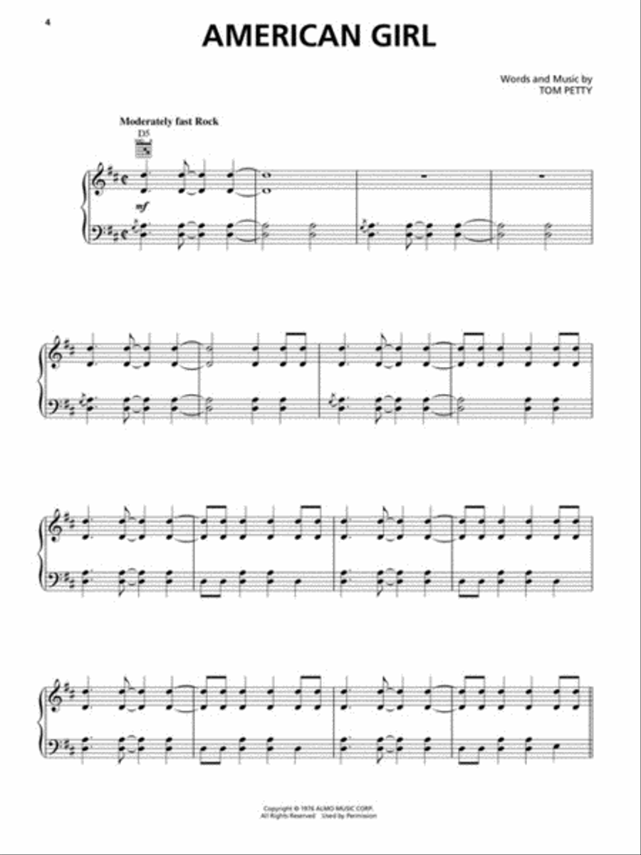 The Best of Tom Petty The Best of Tom Petty Piano, Vocal, Guitar scores gallery preview page 3