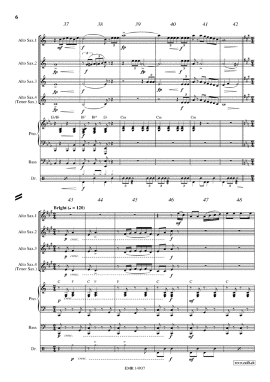 Yankee Doodle Alto Saxophone scores gallery preview page 6