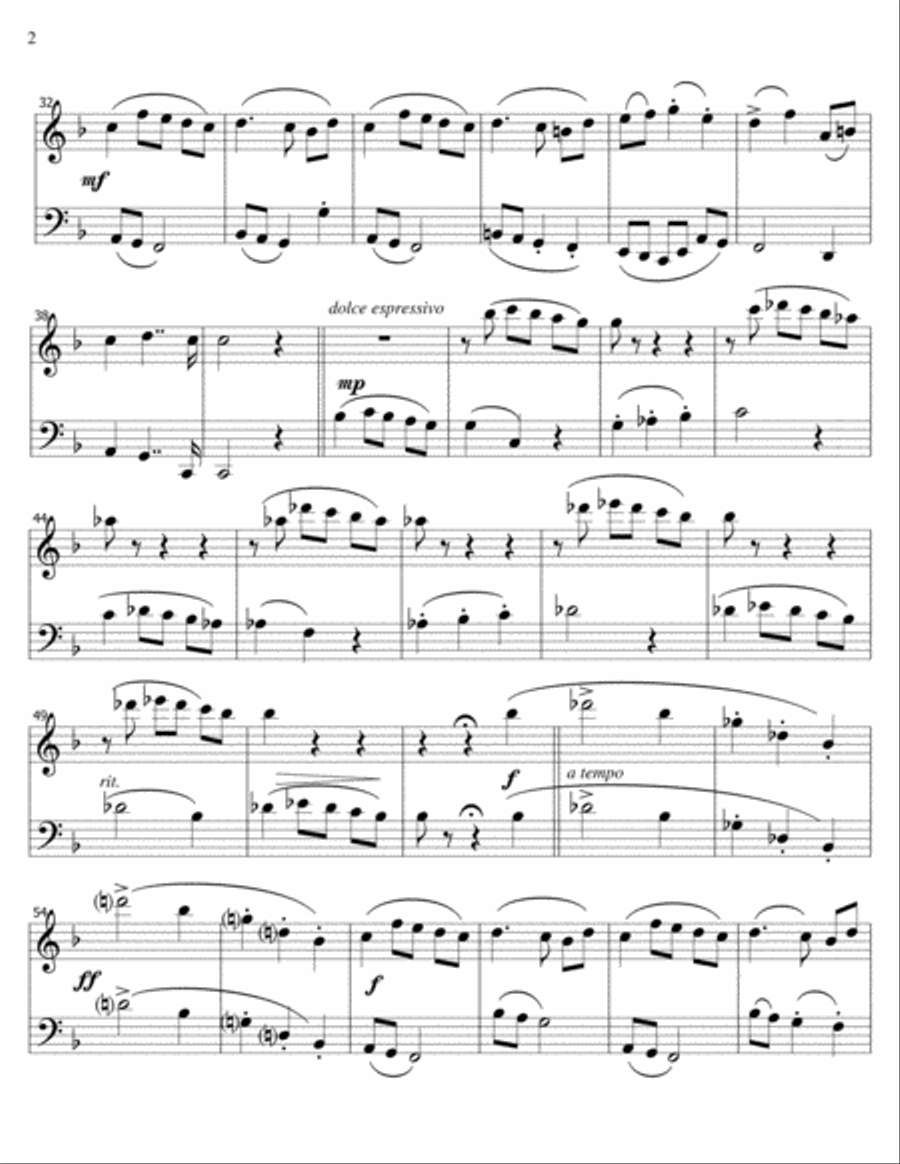 L'Hymne du Pape-Flute-Cello duet Flute scores gallery preview page 2