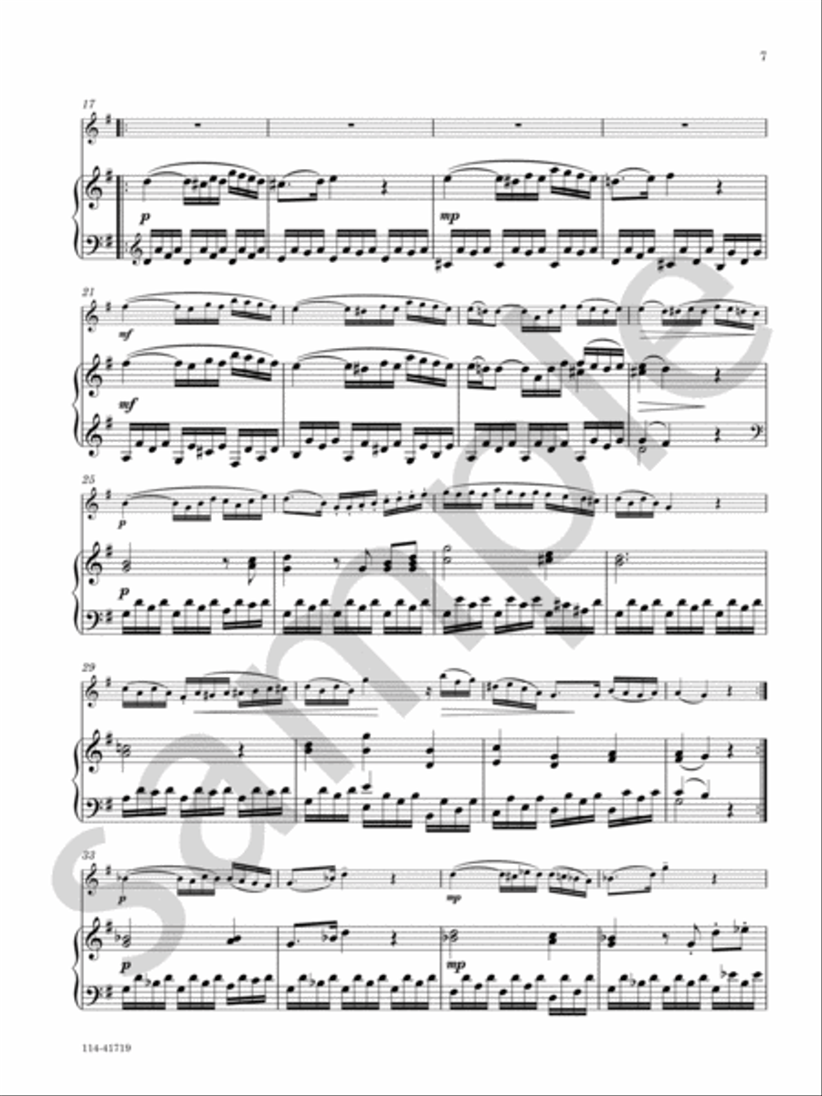 Sonata In C, K. 545 Chamber Music scores gallery preview page 6
