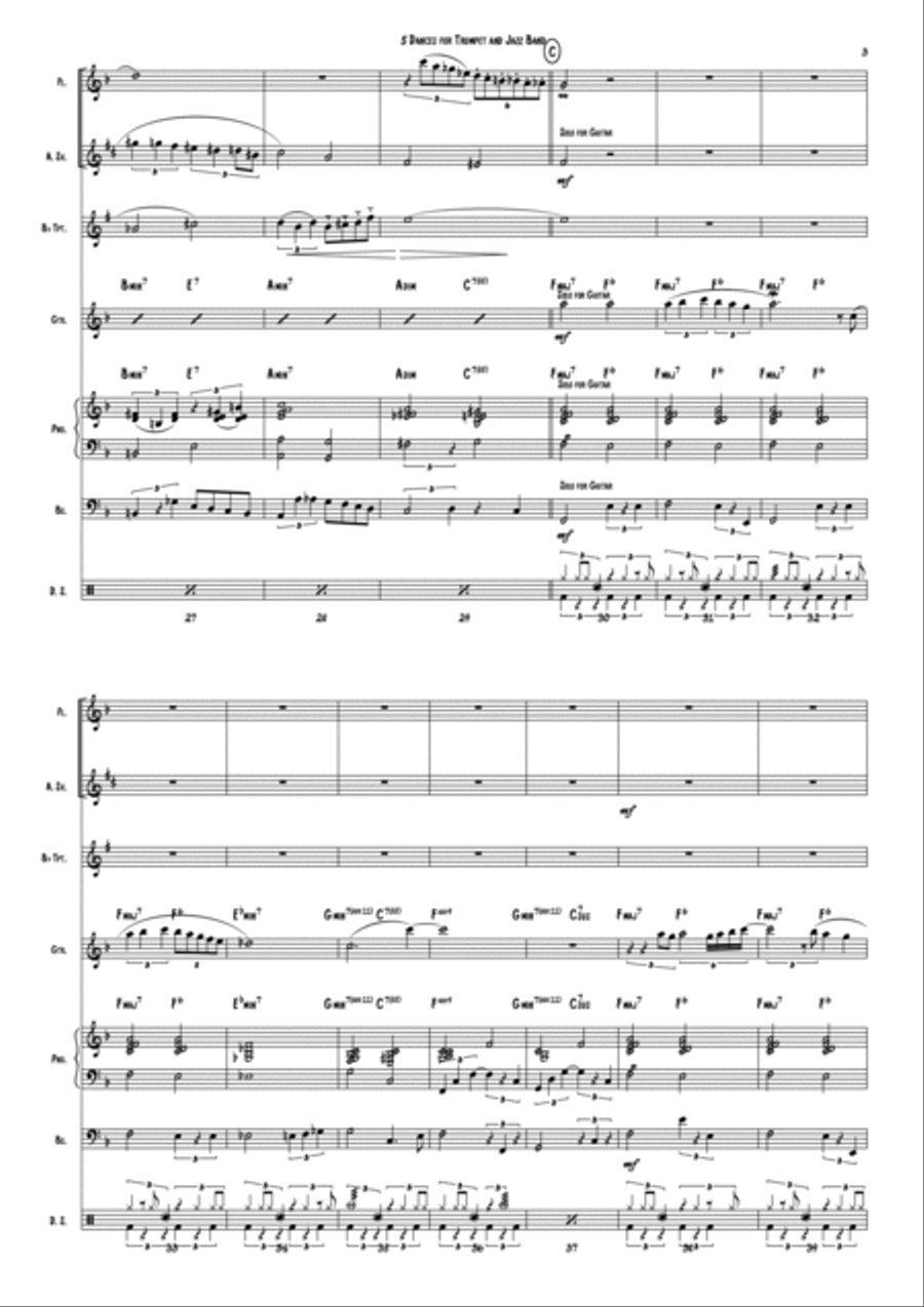 Slow Sam Slow Sam 3-Part scores gallery preview page 3