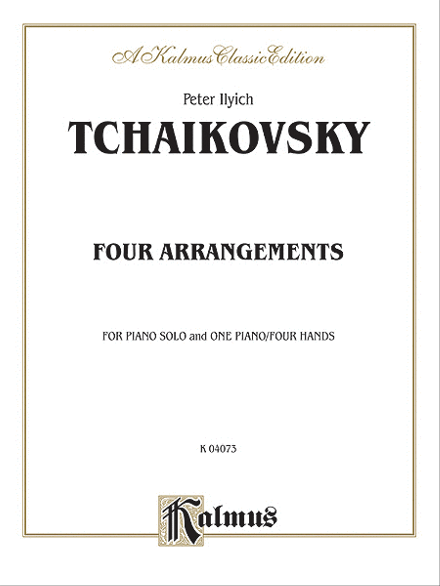 Arrangements from Dargomyzhsky, von Weber, Rubinstein, etc.