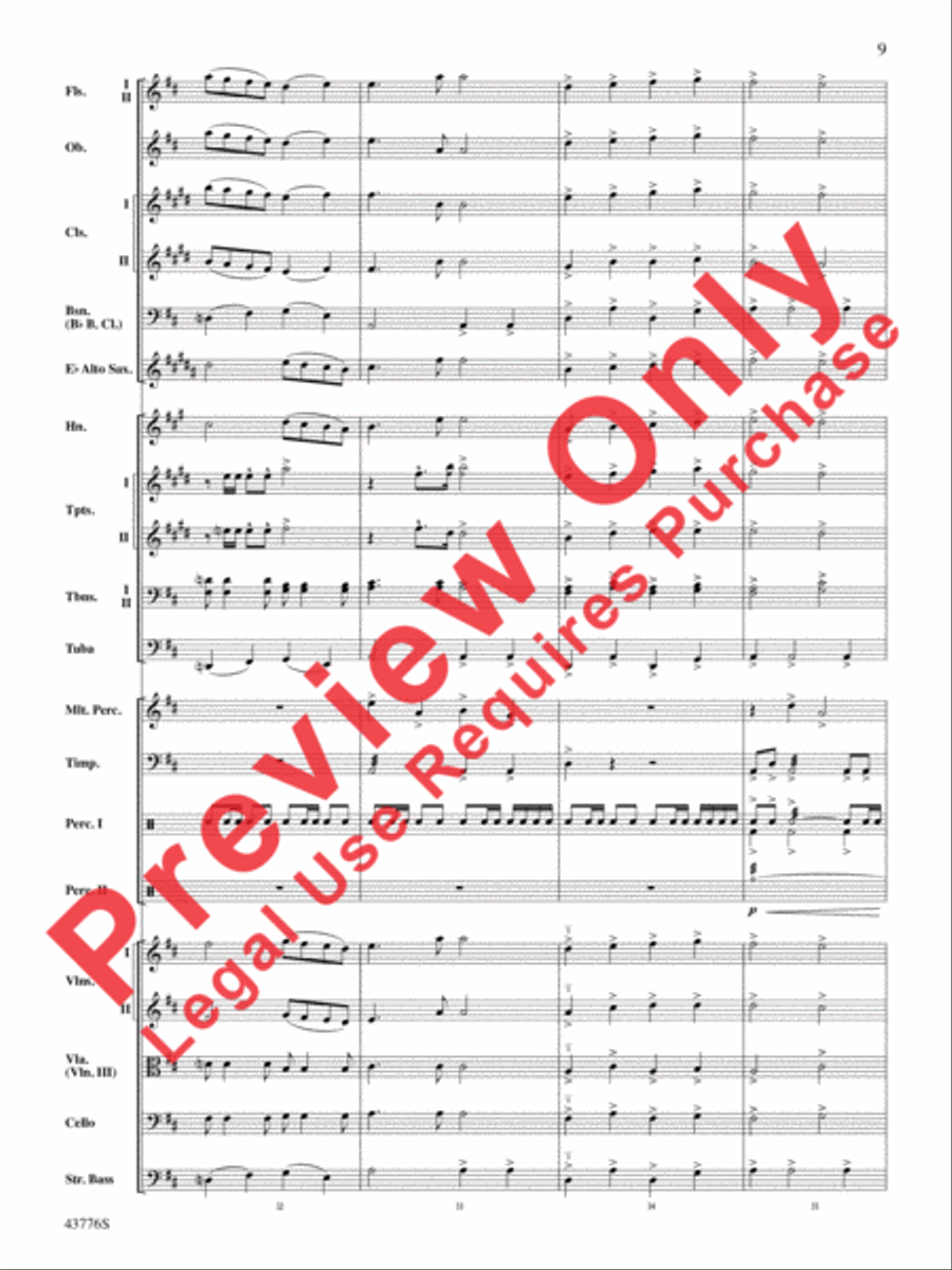 From the Realms of Glory! Full Orchestra scores gallery preview page 10