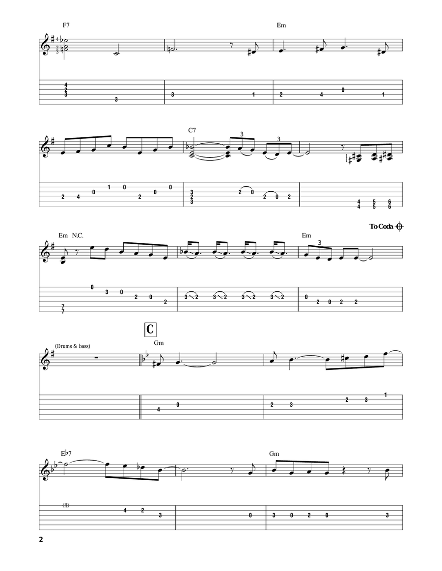 The Pink Panther Electric Guitar scores gallery preview page 2