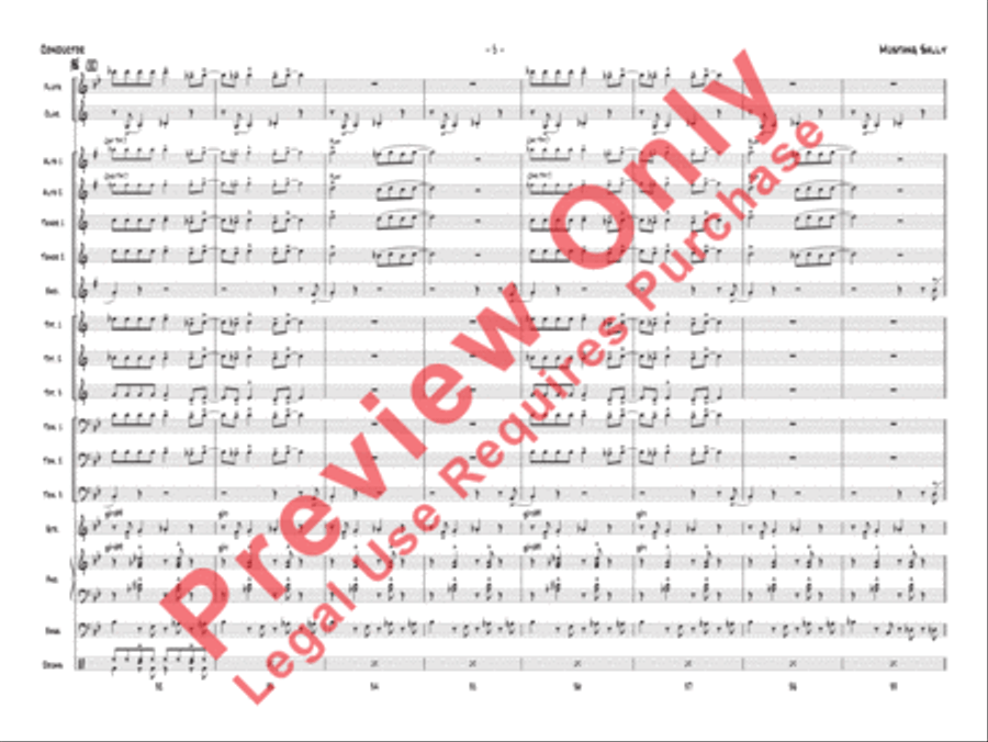 Mustang Sally Jazz Ensemble scores gallery preview page 8