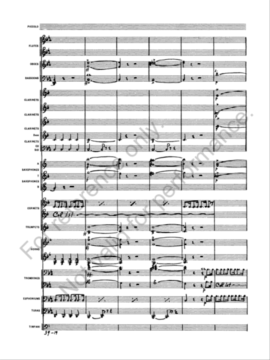 Euryanthe Concert Band scores gallery preview page 21